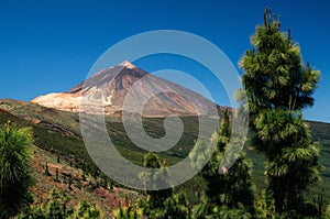 Scenic landscape in Teide National Park, Tenerife, Canary