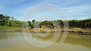 scenic landscape at the tonle sap river