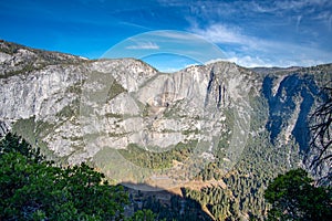 Scenic landscape of Yosemite Granite Cliff