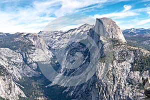 Scenic landscape of Yosemite's Half Dome