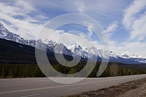 Scenic landscapes in Jasper National Park, Alberta, Canada