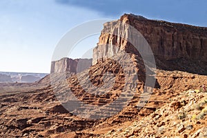 Scenic landscapes in Monument Valley National Park.