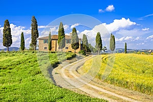 Scenic landscapes of Tuscany. Italy photo