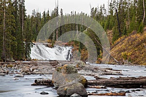 Scenic Lewis River Falls