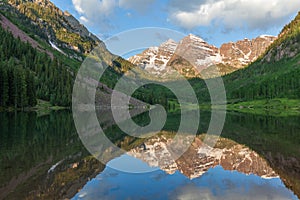 Scenic Maroon Bells Reflection
