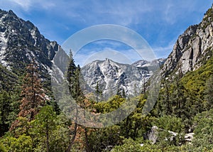 Scenic Mist Falls trail at Kings Canyon CA