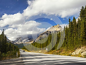 Scenic Mountain Road, Canadian Rockies