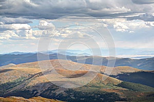 Scenic mountain view Mt. Evans Colorado