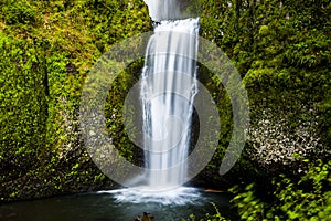 Scenic Multnomah Falls in Oregon