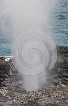 Scenic Nakalele Blowhole on Northwest Maui