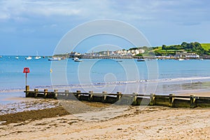 Scenic ocean view in Swanage