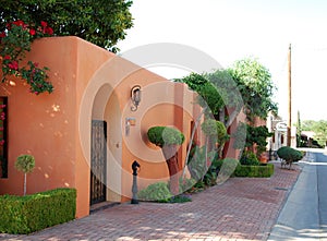 The Old Adobe Town of Mesilla, New Mexico photo