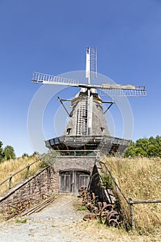 Scenic old wind mill