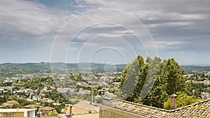 Scenic overview of Grasse, Cote D'Azur France