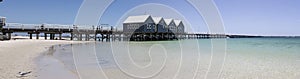 Scenic Panorama of Busselton Jetty West Australia