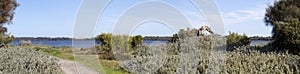 Scenic Panorama from the walkpath along the Leschenault Estuary Bunbury Western Australia . photo