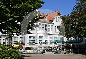 Scenic Park in the Resort of Bad Harzburg, Lower Saxony