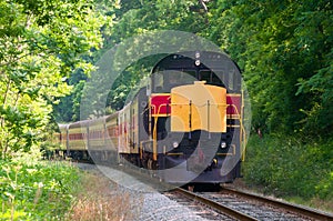 Scenic passenger train