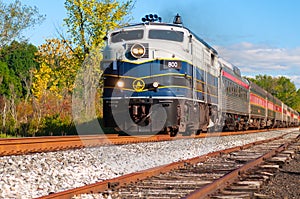 Scenic passenger train