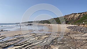 Scenic Pelican Point vista at the Crystal Cove Beach, Newport Coast, Newport Beach, California