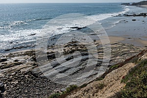 Scenic Pelican Point vista at the Crystal Cove Beach, Newport Coast, Newport Beach, California