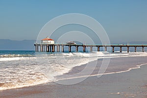 scenic pier at Redondo Beach oin Los Angeles