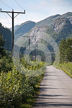 Scenic power lines