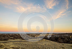 Scenic prairies landscape near Parker, Colorado