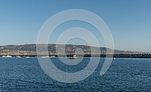 Scenic Redondo Beach marina vista, South Bay, California photo