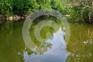 Scenic Reflections on the Roanoke River