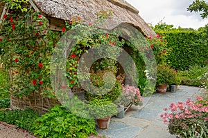 Scenic rest area at rhs rosemoor