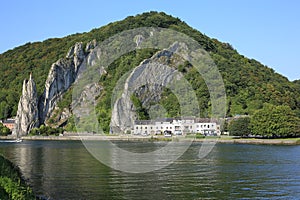 Scenic River Meuse in Belgium