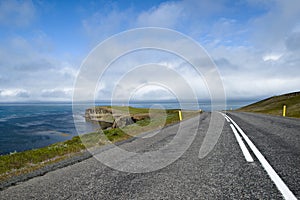 Scenic road on Iceland