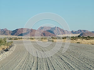 Scenic Road in Namibia photo