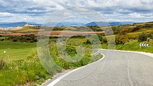 Scenic road Navarra Spain