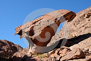 Scenic rock in Eilat Mountains.