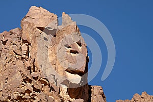 Scenic rocks in Eilat Mountains.