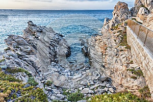 Scenic rocks in Santa Teresa Gallura, Sardinia, Italy photo