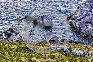 Scenic rocky beach in Santa Teresa Gallura, Sardinia, Italy