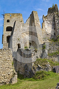 Old ruined castle  Likava. Slovakia