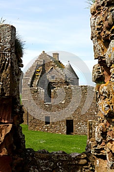 Scenic ruins of Dunnottar Castle