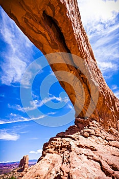 Scenic Sandstone Formations of Arches National Park, Utah, USA