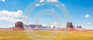 Scenic sandstones, cloudy sky at Monument Valley