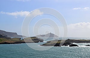 Scenic Seascape of Ireland`s Blasket Islands