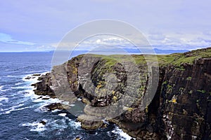 Scenic Seascape of the North West Highlands of Scotland