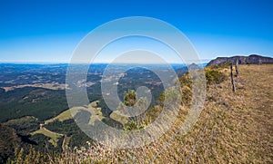 Scenic Serra Geral mountain range in Santa Catarina, Brazil photo