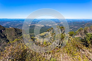 Scenic Serra Geral mountain range in Santa Catarina, Brazil photo