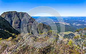 Scenic Serra Geral mountain range in Santa Catarina, Brazil photo