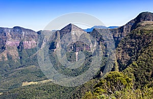 Scenic Serra Geral mountain range in Santa Catarina, Brazil photo