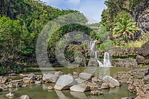 Scenic Seven Sacred pools Landscape